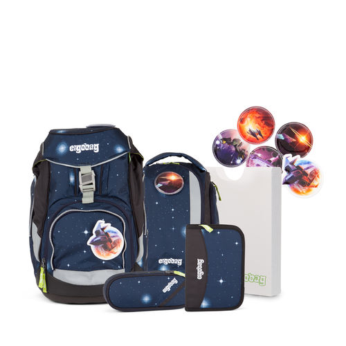 ergobag pack-Set KoBärnikus Glow Blaue Galaxy