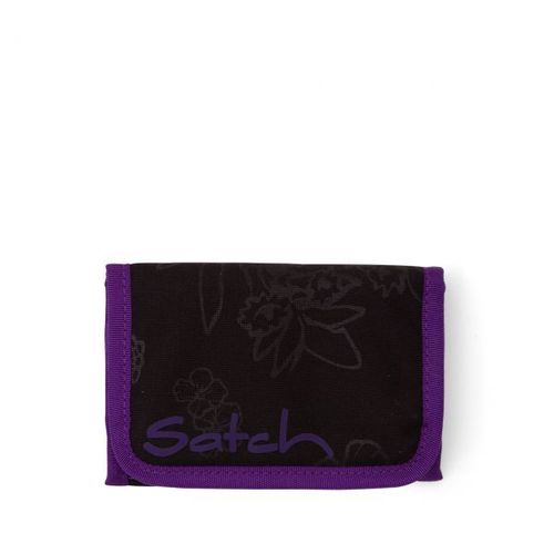 Satch Geldbeutel purple Hibiscus Schwarz Lila